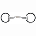 89-16045 Black Steel Western Dee with Low Port Comfort Snaffle MB 04