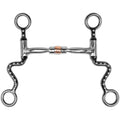 Black Steel Seven Shank with Comfort Snaffle with Copper Roller MB 03 89-13035