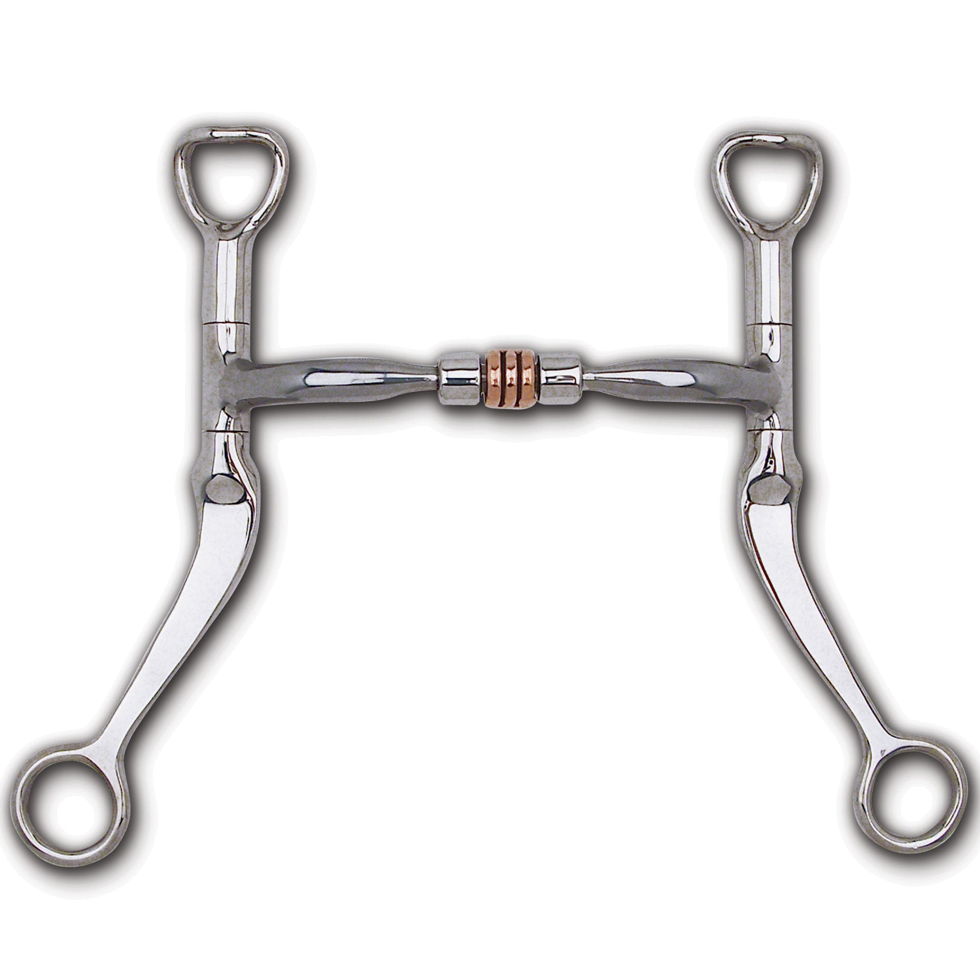 Flat Shank with Comfort Snaffle Copper Roller MB 03 89-11035