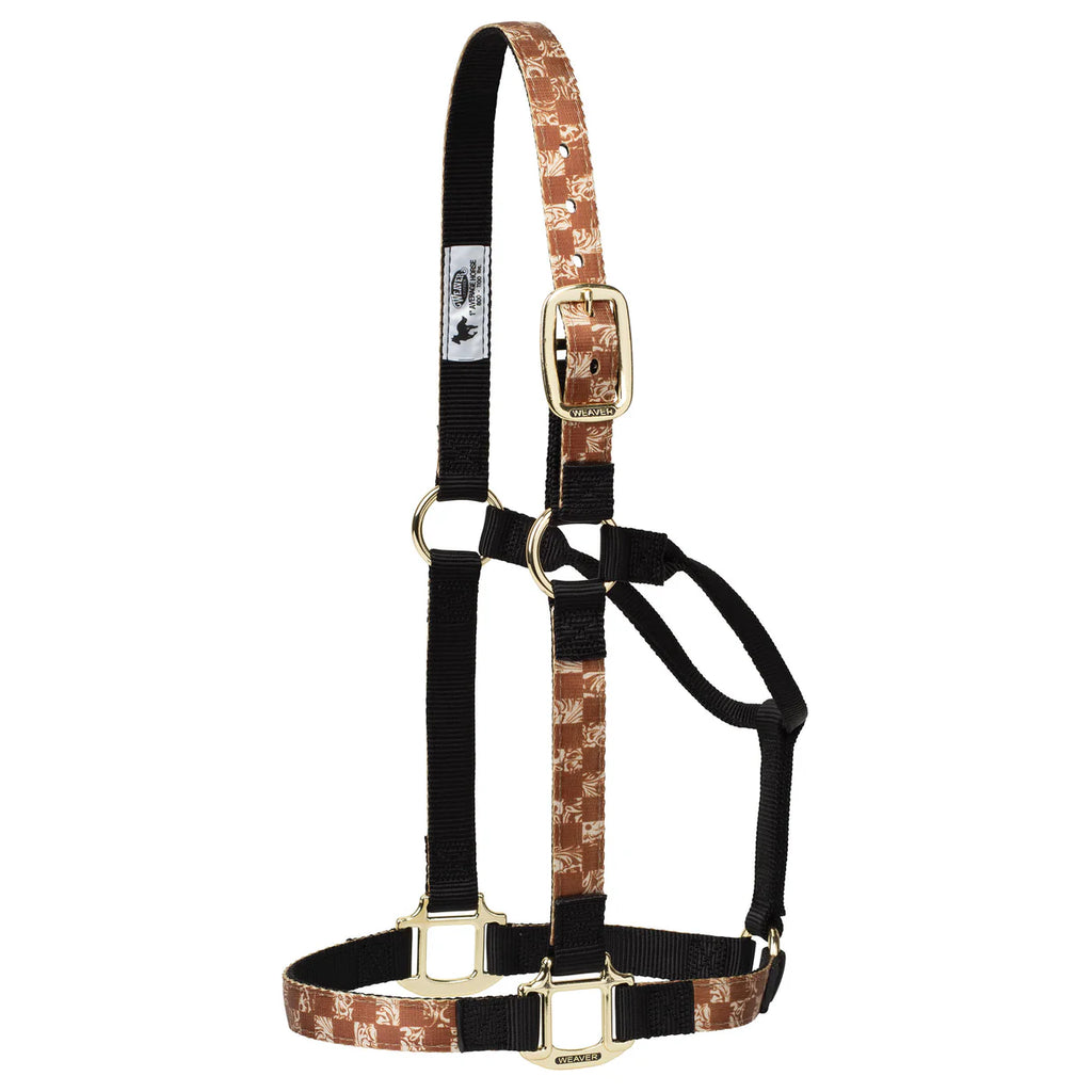 Patterned Non-Adjustable Halter 35-678