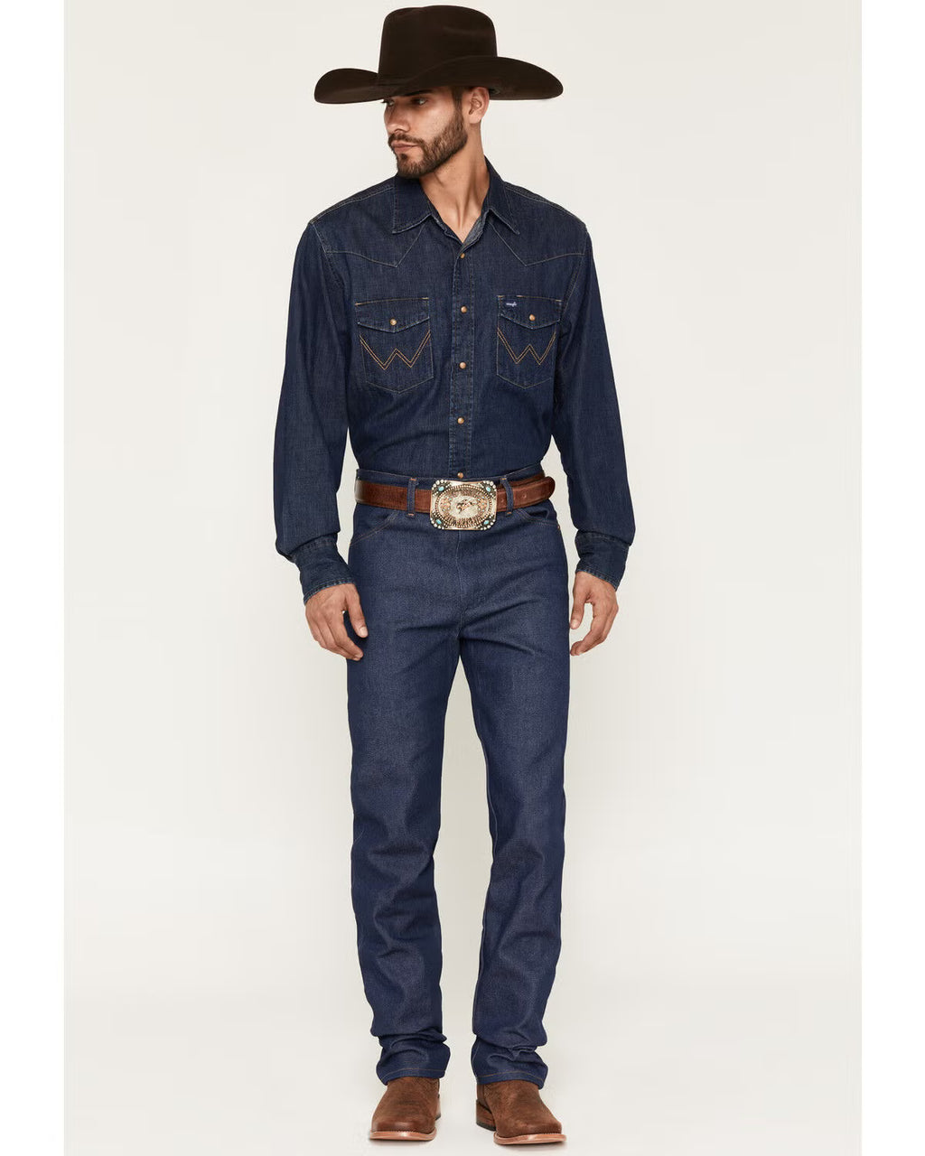 WRANGLER 936DEN COWBOY CUT RIGID SLIM FIT JEANS