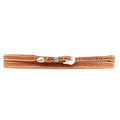 Basketweave Tooling Genuine Leather Hatband 0234648
