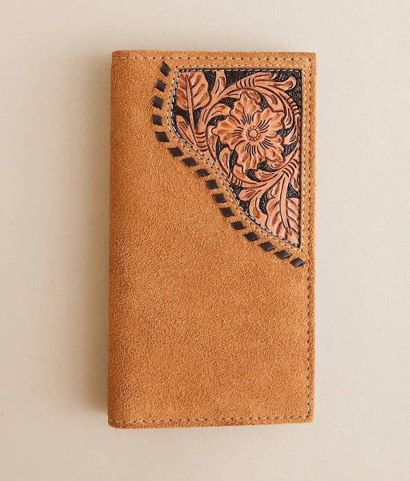 Ariat Tooled Rodeo Leather Wallet A3565008