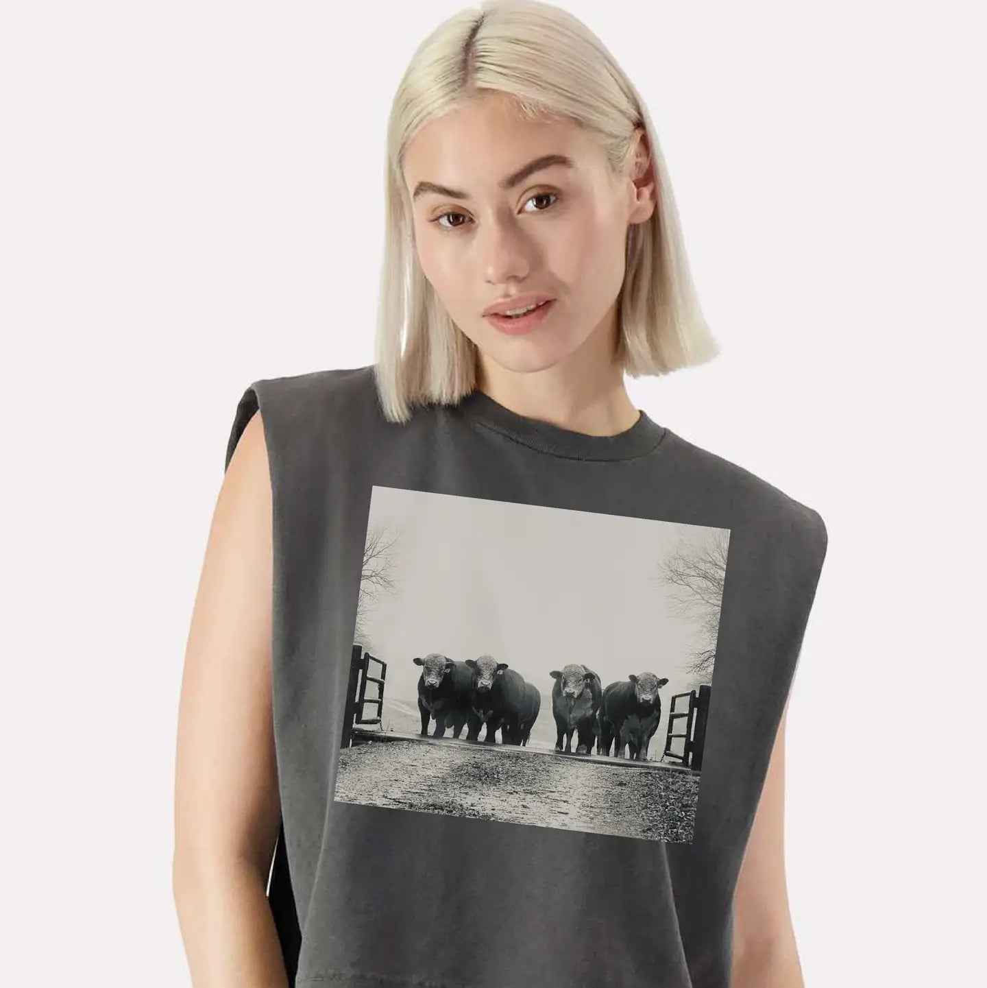 Boys Are Back in Town Boxy Tank