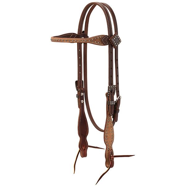 WEAVER Rough Out Oiled Browband Headstall 10-0750
