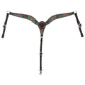 1000-23-SC Circle Y Cactus Flower Filigree Breast Collar