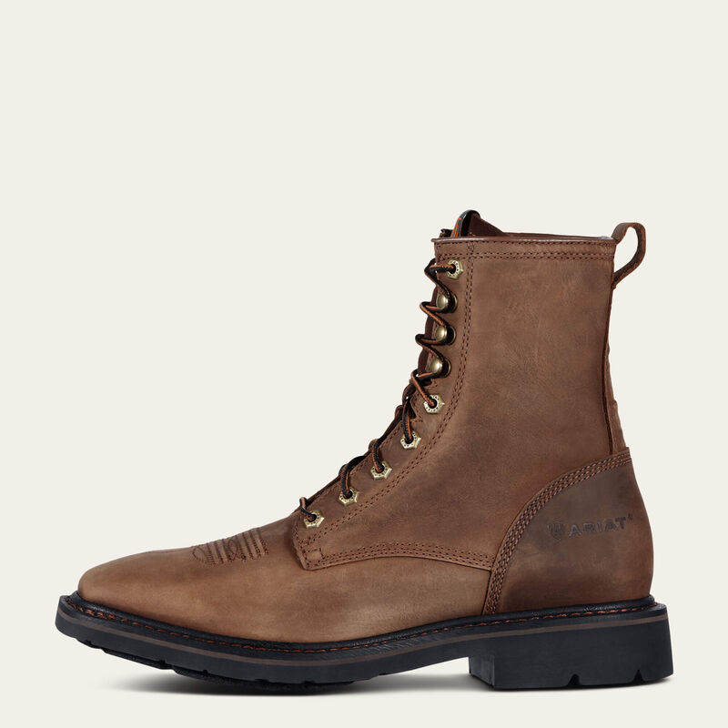 Ariat Cascade 8" Wide Square Toe Work Boot 10011916