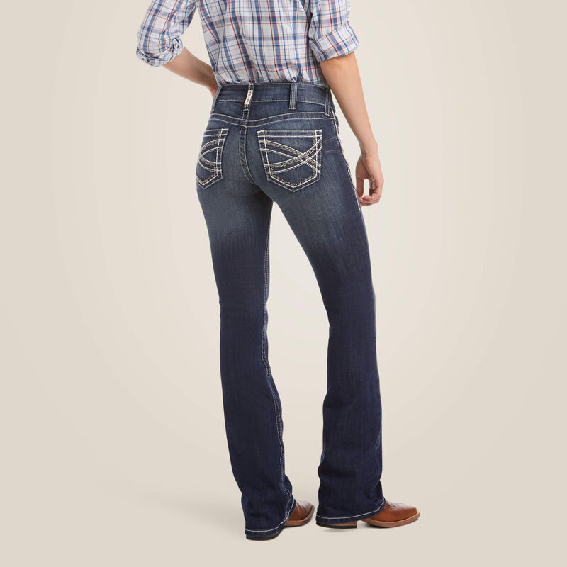 ARIAT R.E.A.L. Mid Rise Stretch Entwined Boot Cut Jean 10017510