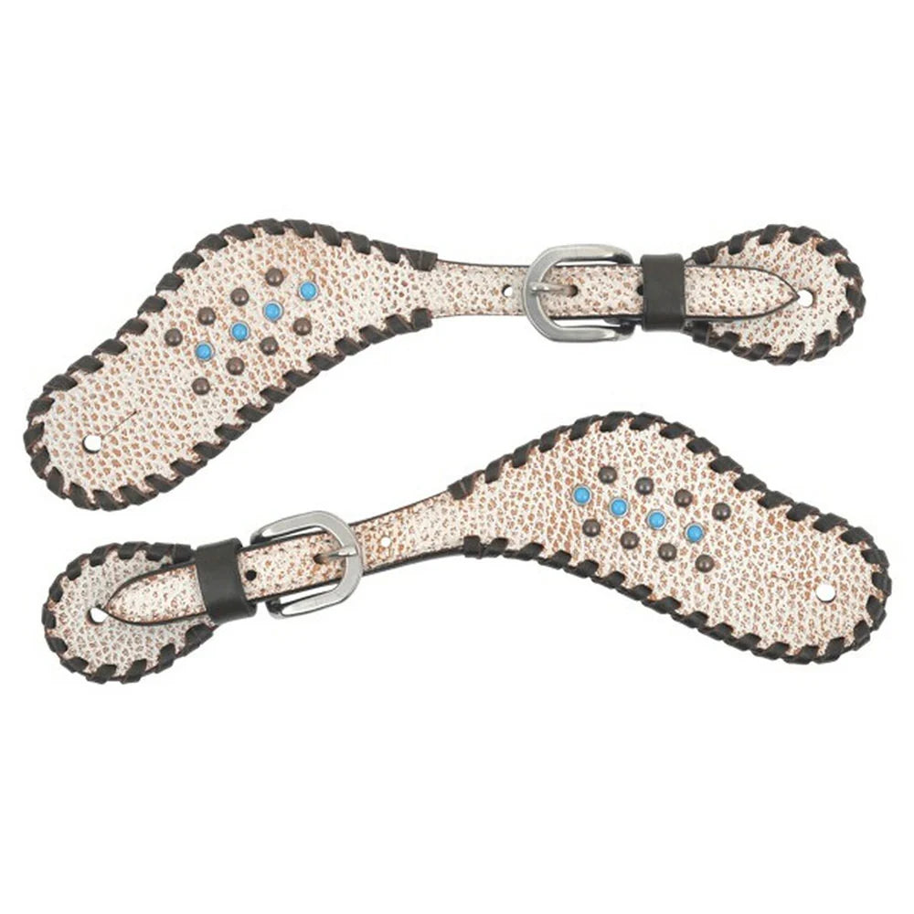 1003-35-SC Circle Y Dakota Pinwheel Spur Strap Ladies/Youth