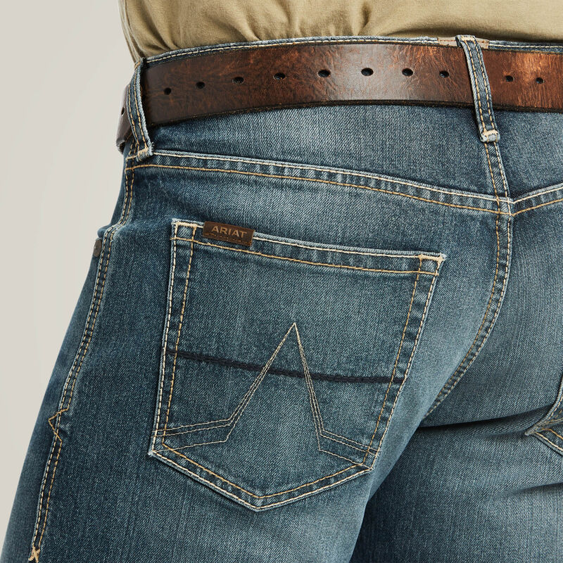 M5 Men's Straight Stretch Seneca Stackable Straight Leg Jean | 10040745