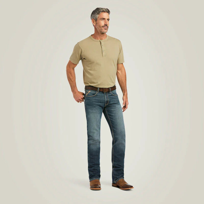 M5 Men's Straight Stretch Seneca Stackable Straight Leg Jean | 10040745