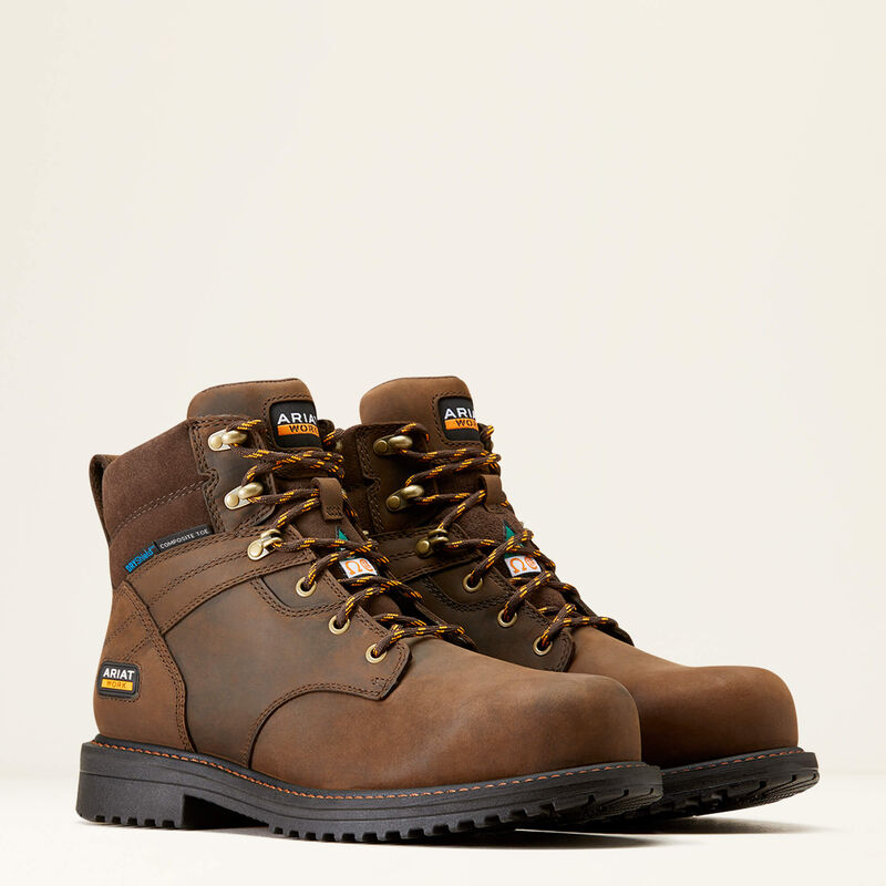 ARIAT RigTEK 6" CSA Waterproof Composite Toe Work Boot 10045418