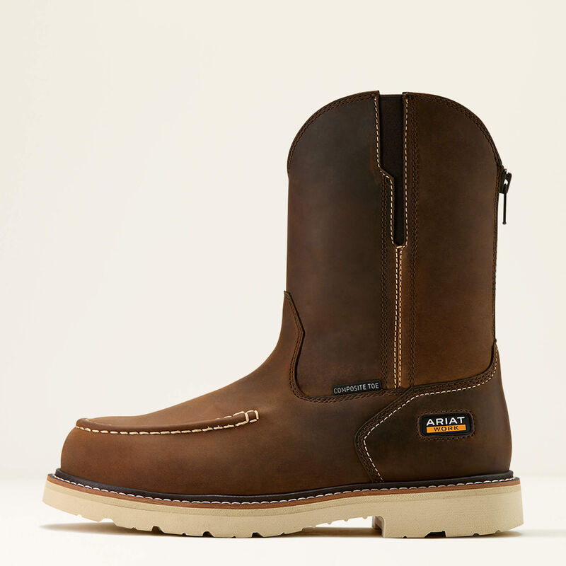 Ariat Rebar Lift Pull On Moc Toe Composite Toe Work Boot 10061114