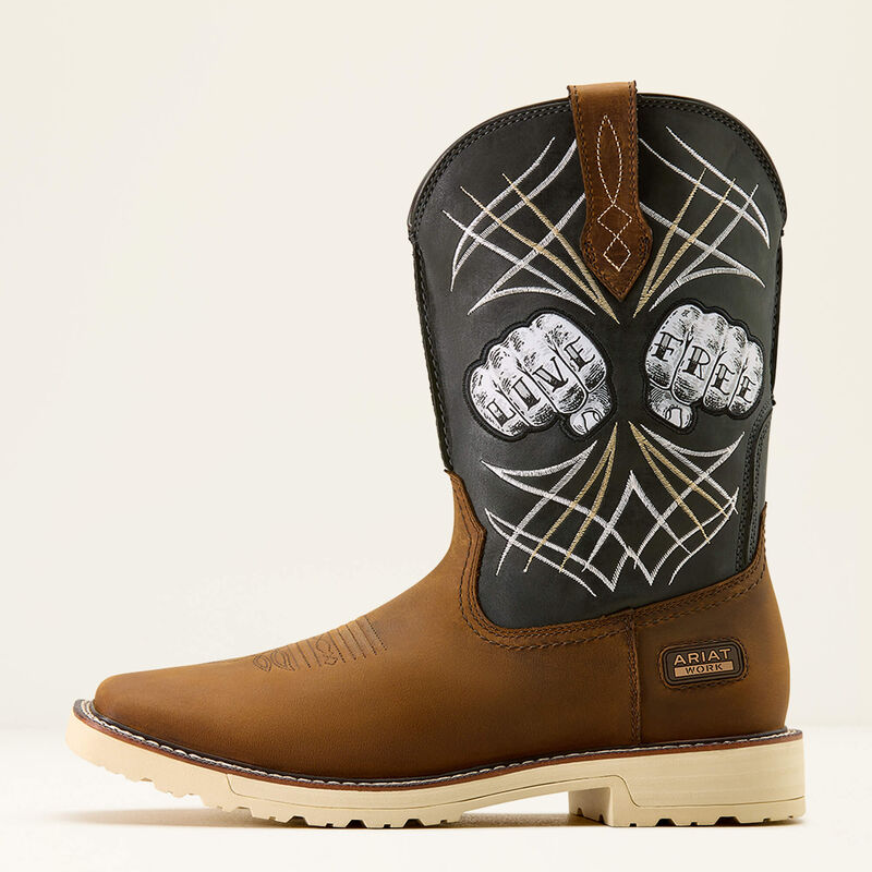 Mens Ariat Activator Live Free Wide Square Toe Work Boot 10074208