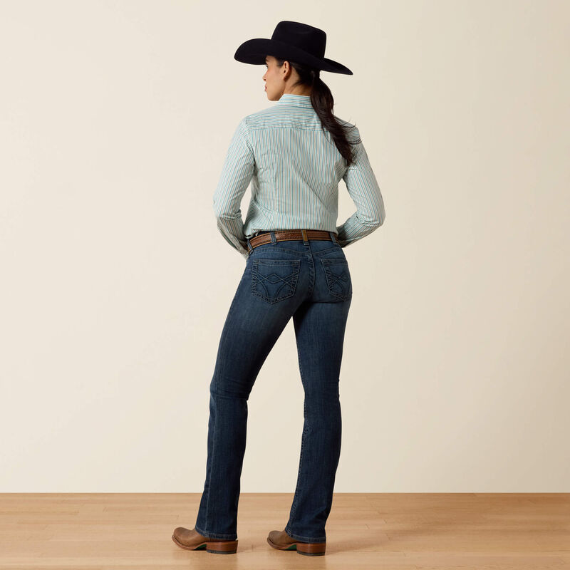 Womens Ariat Mid Rise Luisa Boot Cut Jeans 10078928