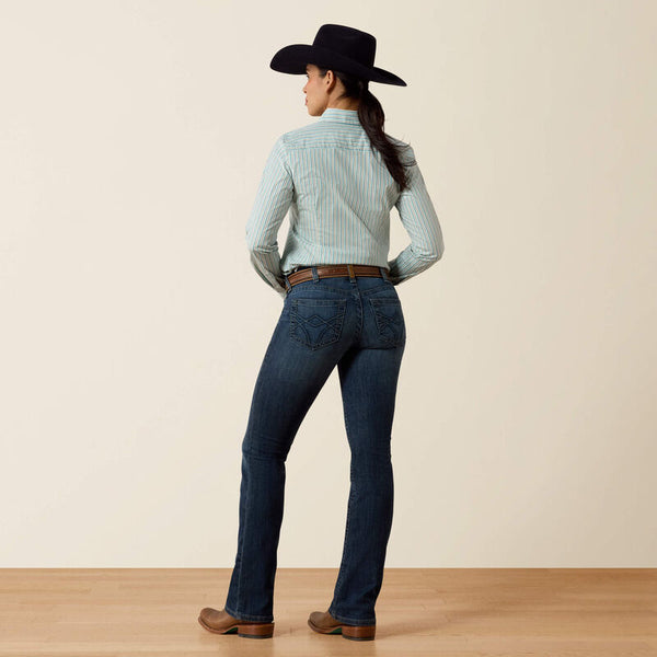 Womens Ariat Mid Rise Luisa Boot Cut Jeans 10078928