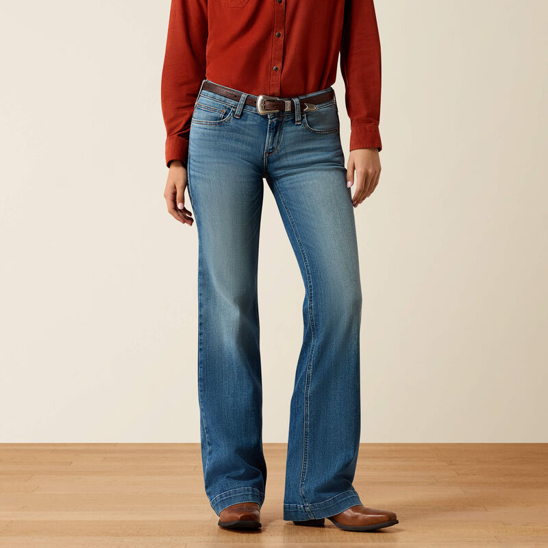 Womens Ariat Mid Rise Fabiana Trouser Jeans 10079133