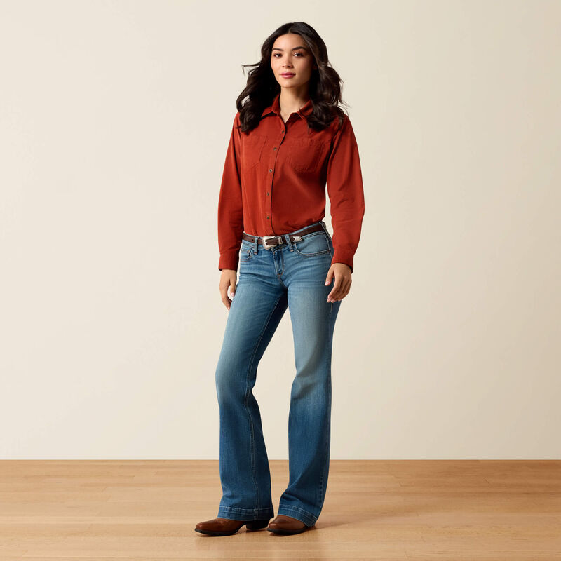 Womens Ariat Mid Rise Fabiana Trouser Jeans 10079133