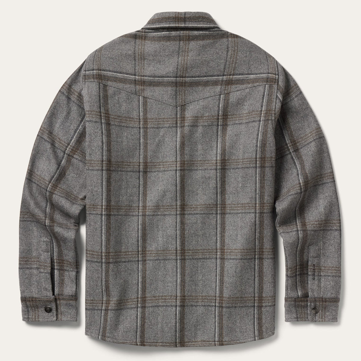 MENS STETSON WINDOWPANE SHIRT JACKET  11-097-0119-6112