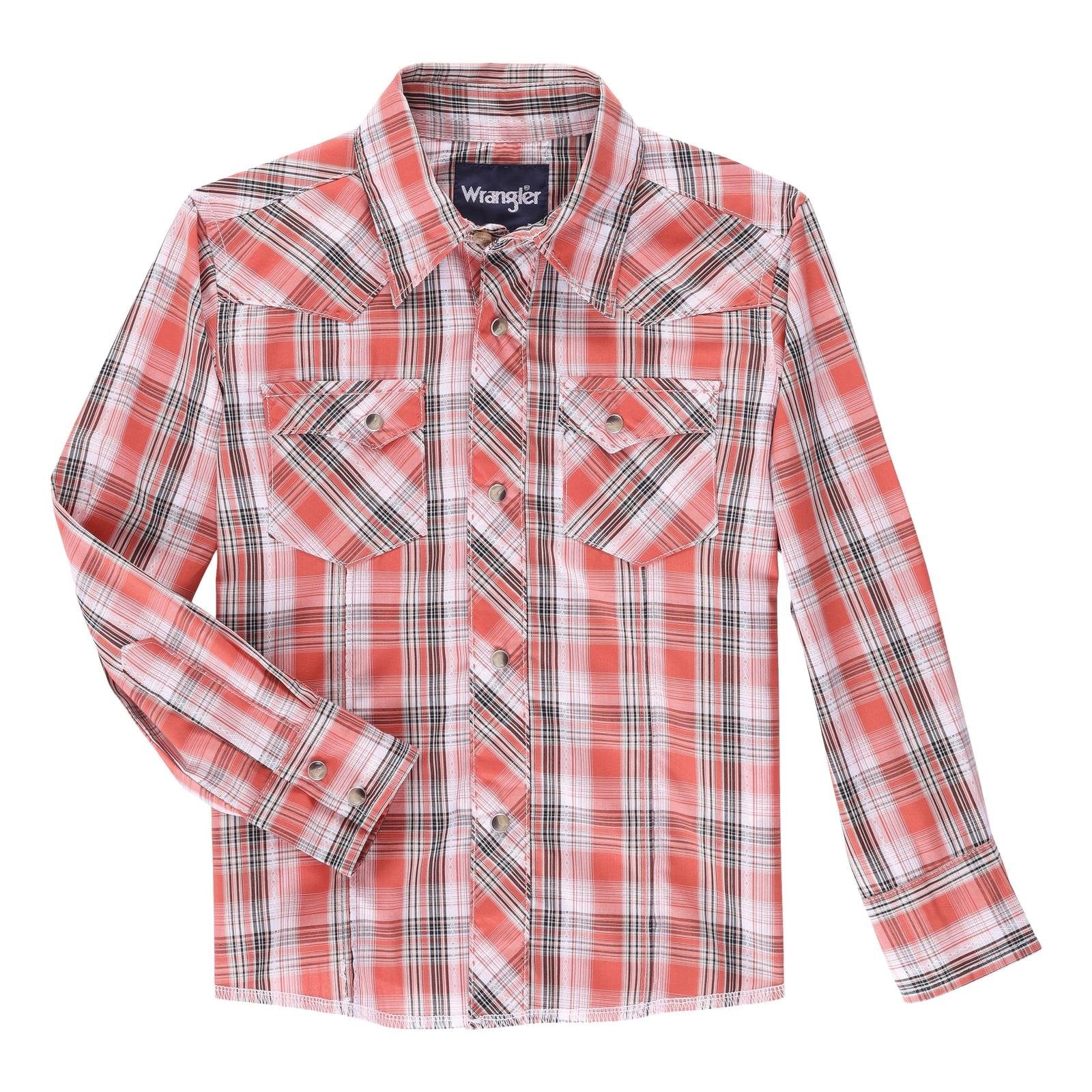 Wrangler Boys Retro Core Long Sleeve Shirt - 112337998