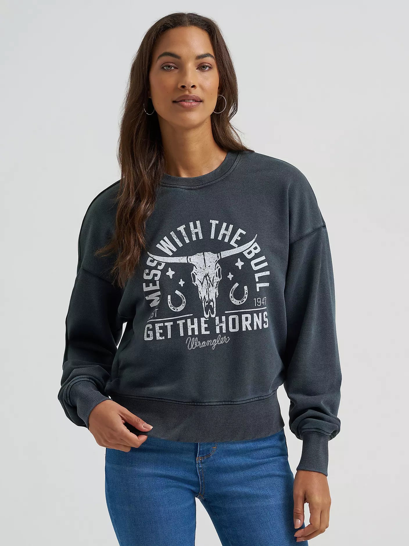 WOMEN'S CROPPED SWEATSHIRT 112373006