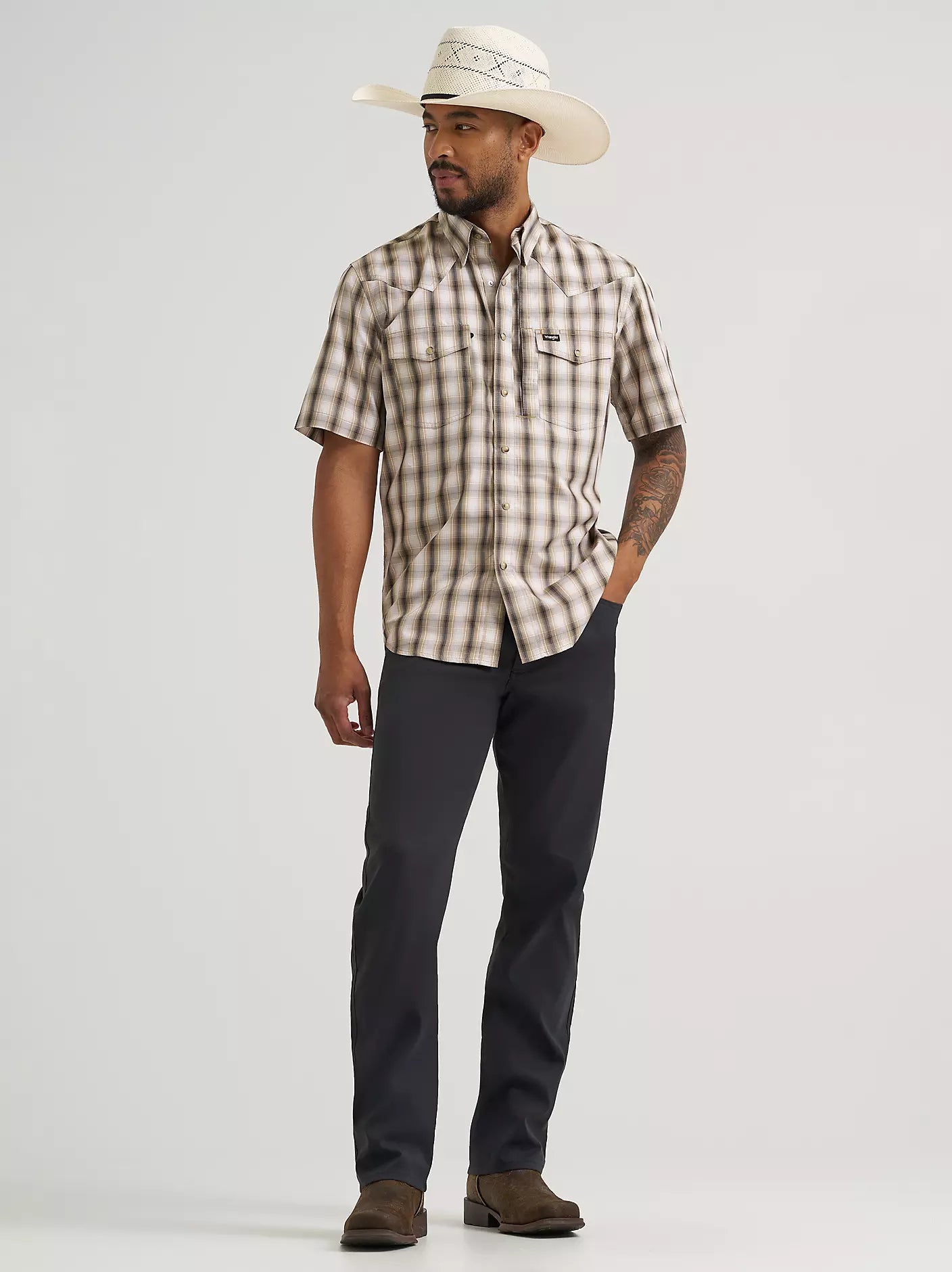 112374967 WRANGLER ALL TERRAIN GEAR MEN'S 5 POCKET PERFORMANCE PANT