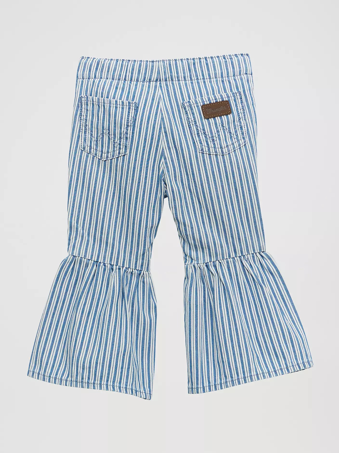 LITTLE GIRL'S PRINT RUFFLE FLARE JEAN 112375231