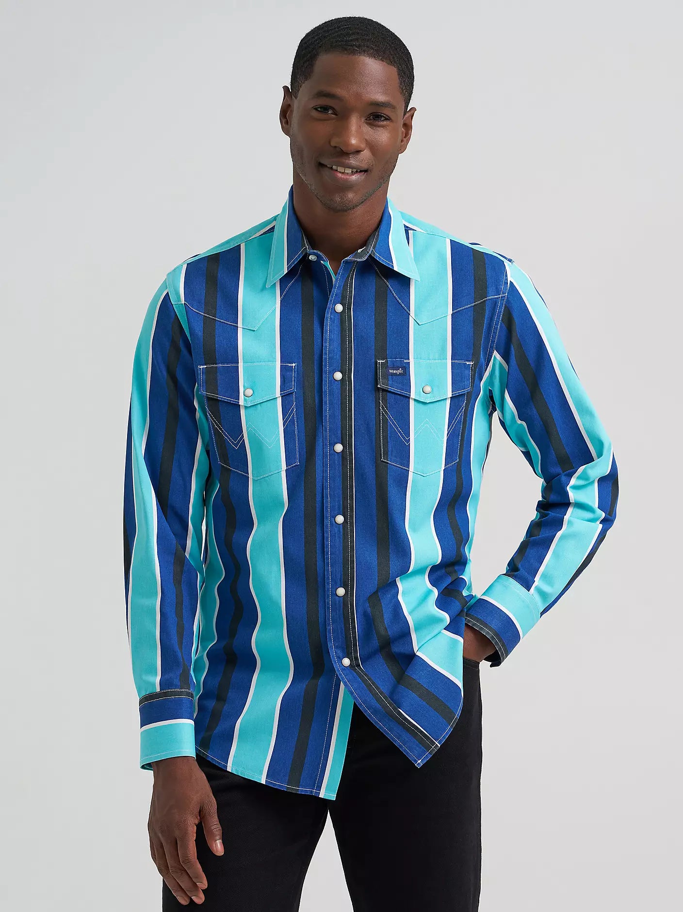 112379229 VINTAGE-INSPIRED BRUSHPOPPER WESTERN SNAP