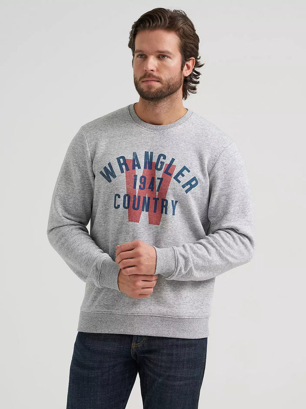 WRANGLER 1947 COUNTRY GRAPHIC FLEECE SWEATSHIRT 112379581