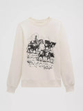WOMEN'S CATTLE DRIVE GRAPHIC FLEECE REG PULLOVER 12379655