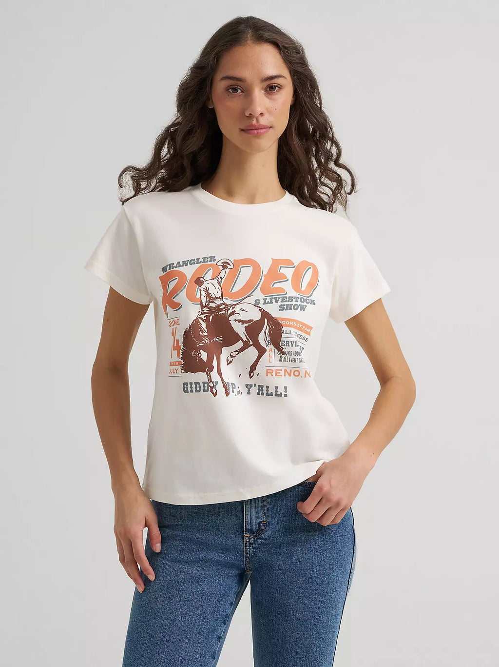 GIDDY UP RETRO REG FIT GRAPHIC TEE 112379666