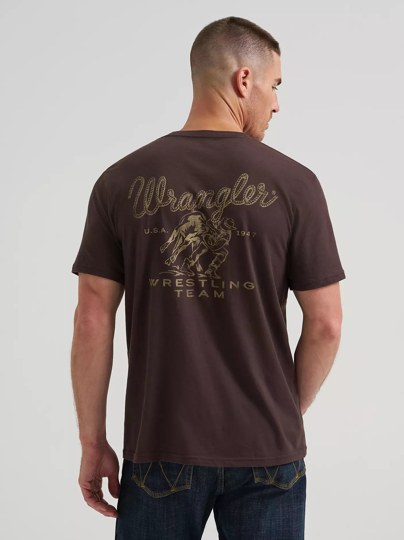 RODEO WRESTLING TEAM GRAPHIC T-SHIRT 112380267