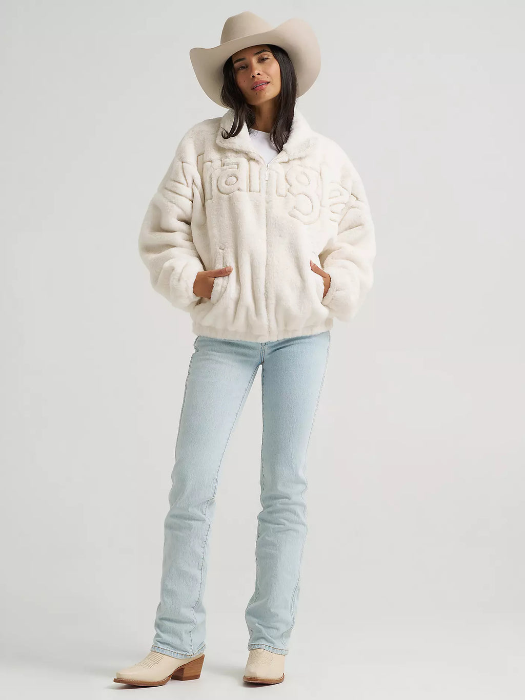 WOMEN'S WRANGLER OPEN RANGE FAUX FUR JACKET 112382726