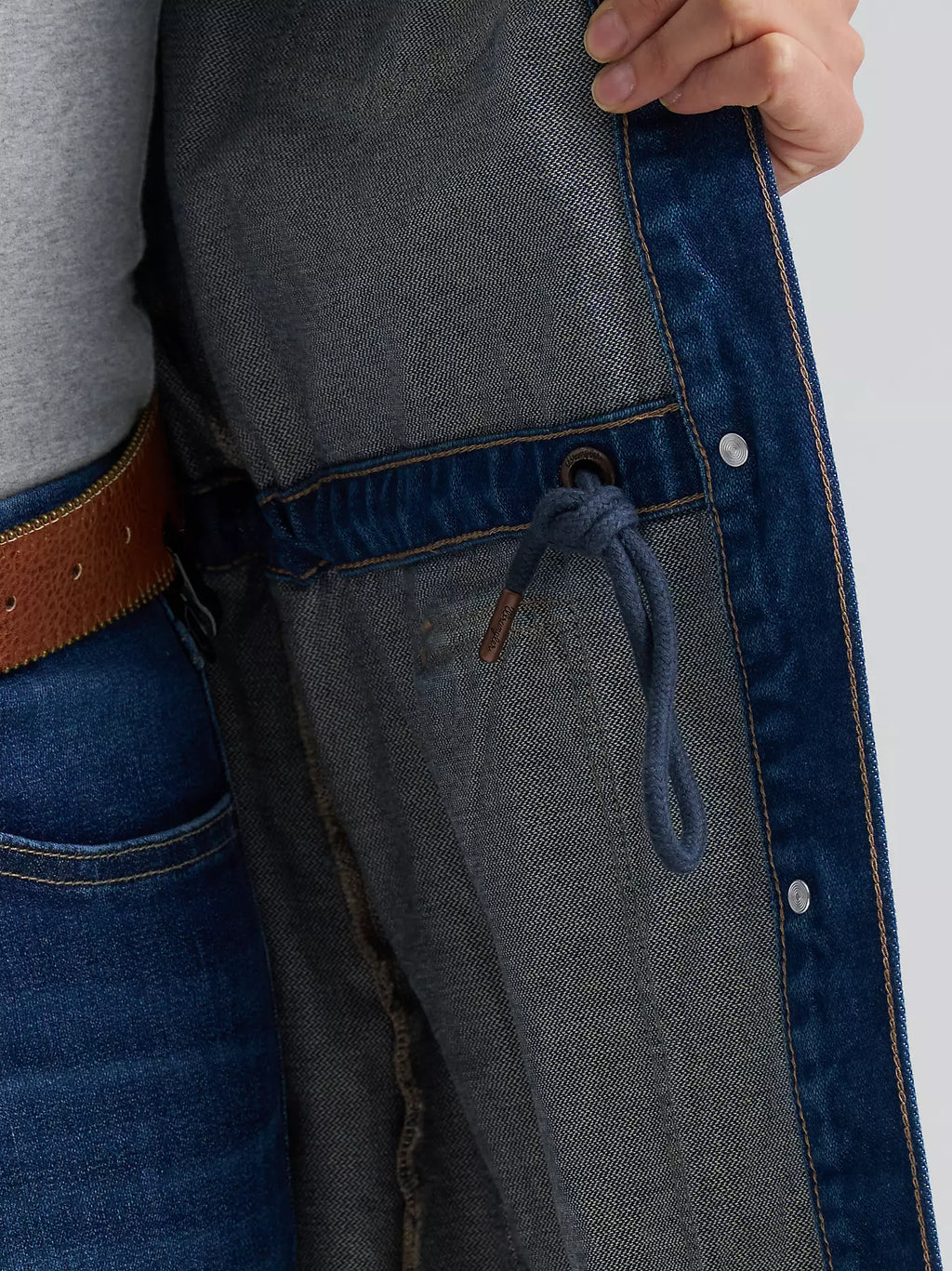 WOMEN'S DENIM CINCHED WAIST BARN JACKET 112382730