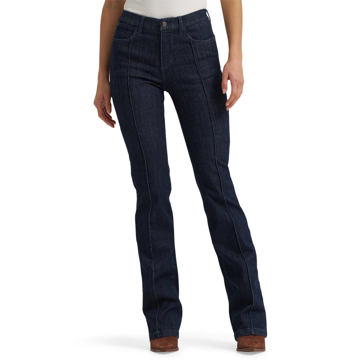 LADIES WRANGLER BESPOKE HIGH RISE BOOTCUT JEAN - 112384711