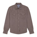 Wrangler Retro® Premium Long Sleeve Snap Shirt - Modern Fit - Rust Multi