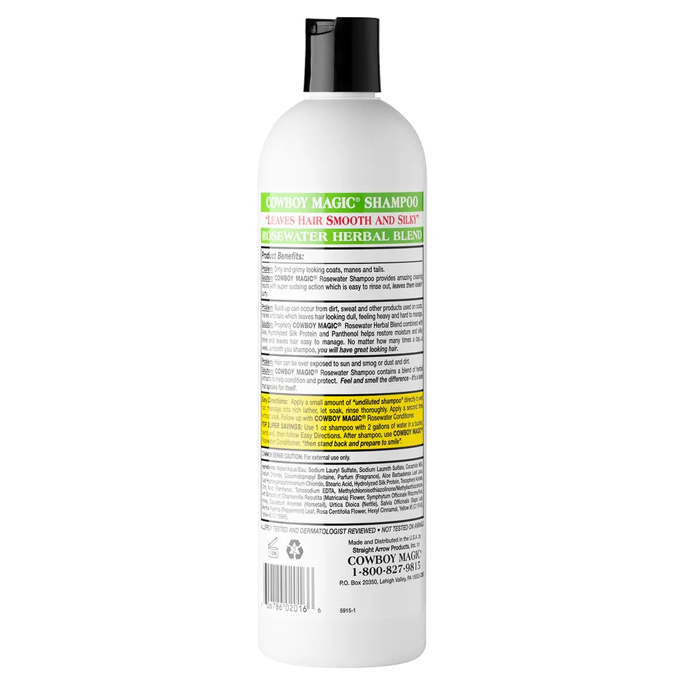 Cowboy Magic Rosewater Shampoo 11975-1