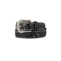 NOCONA WOMEN'S SILVER GLITTER UNDERLAY BLACK BELT N320000201.