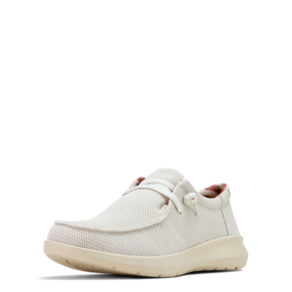 Ariat Men's Cream Mesh Hilo Slip On Shoe 10061335