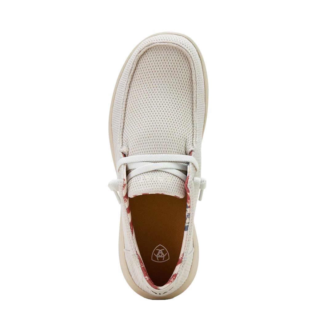 Ariat Men's Cream Mesh Hilo Slip On Shoe 10061335