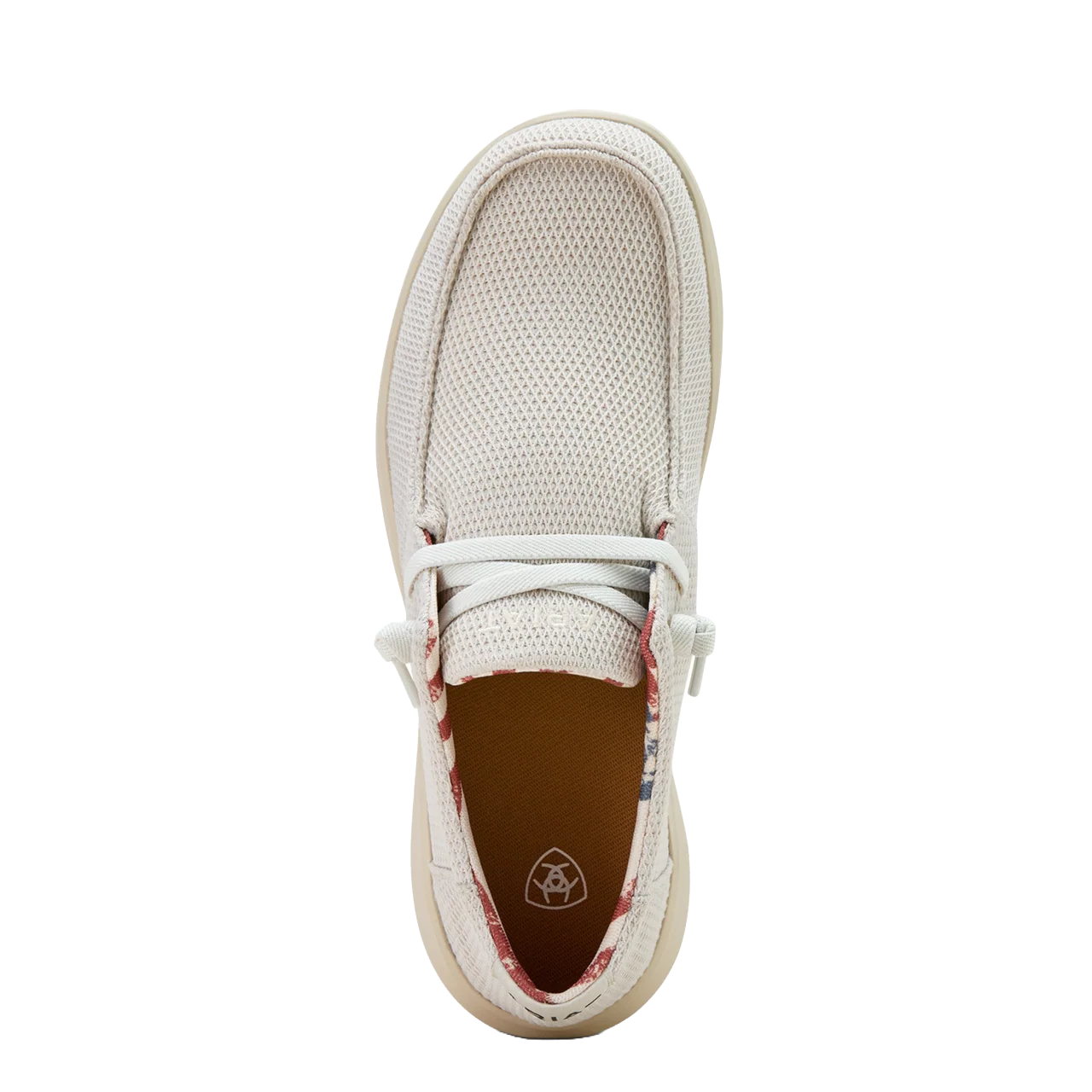 Ariat Men's Cream Mesh Hilo Slip On Shoe 10061335