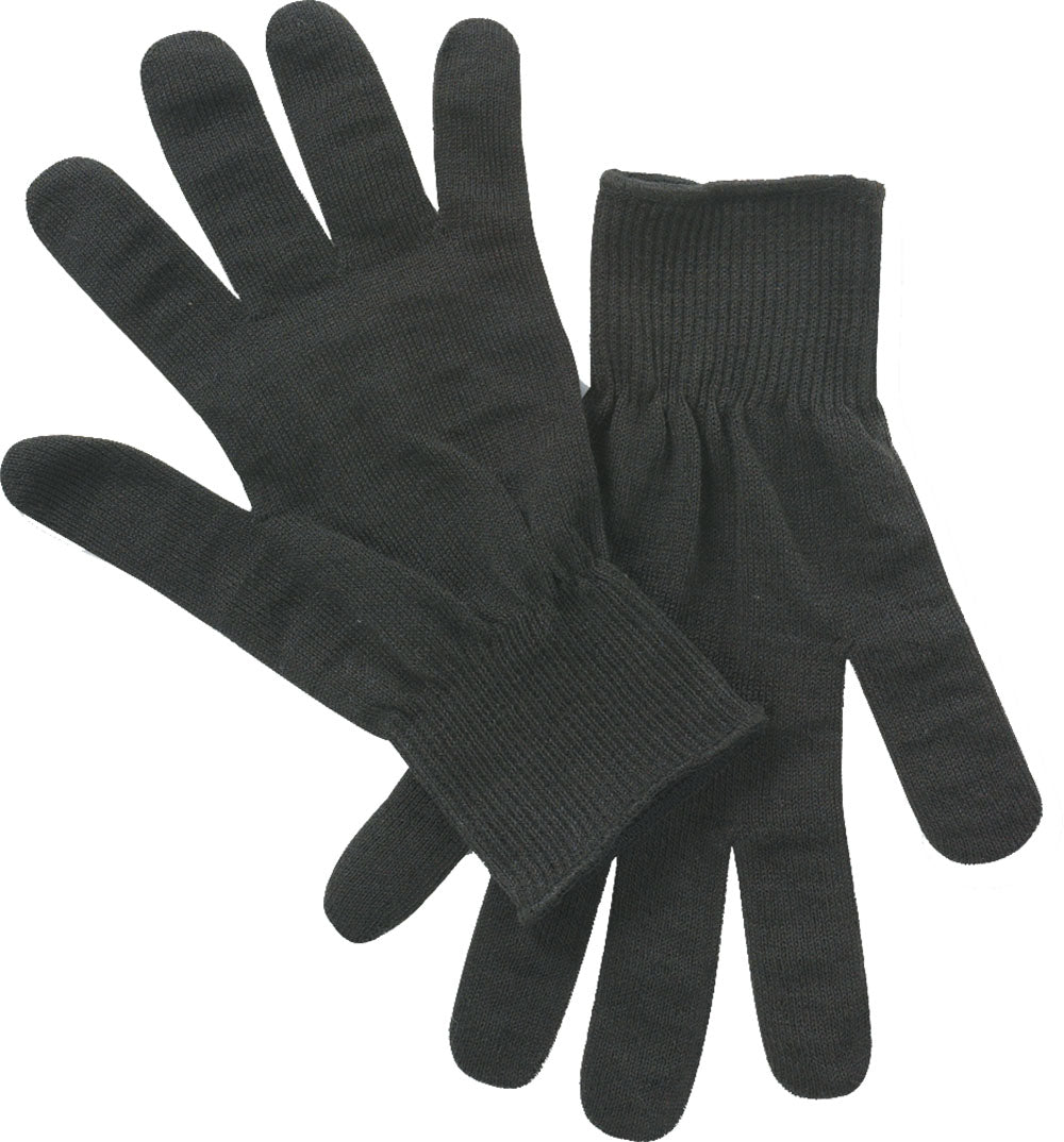 Polypro Liner Gloves, Black, Osfm 13-06