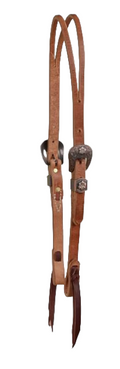 Berlin Cowboy Culture Slit Ear Leather Headstall Western Horse Tack H360