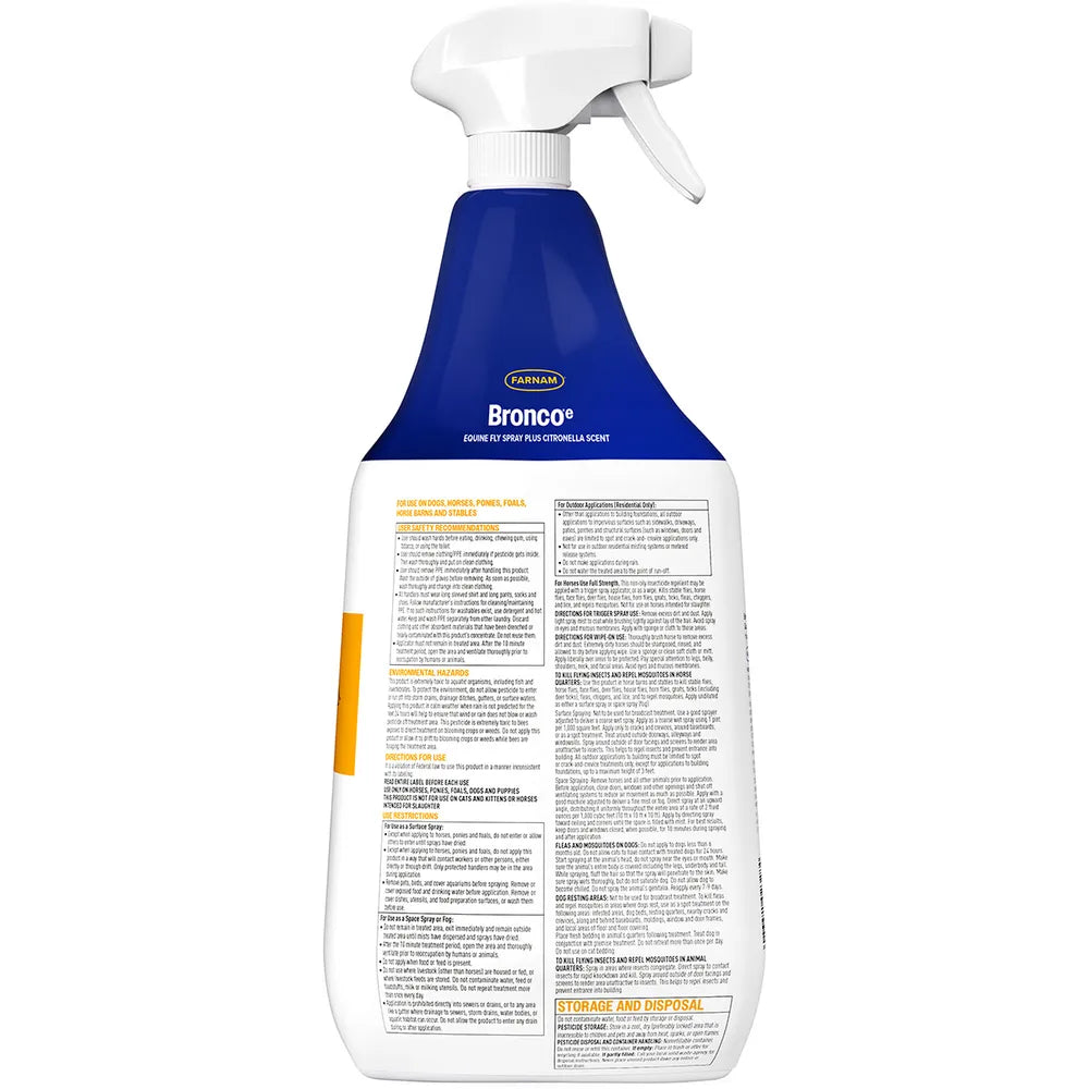 Bronco-e Equine Fly Spray 13685-1