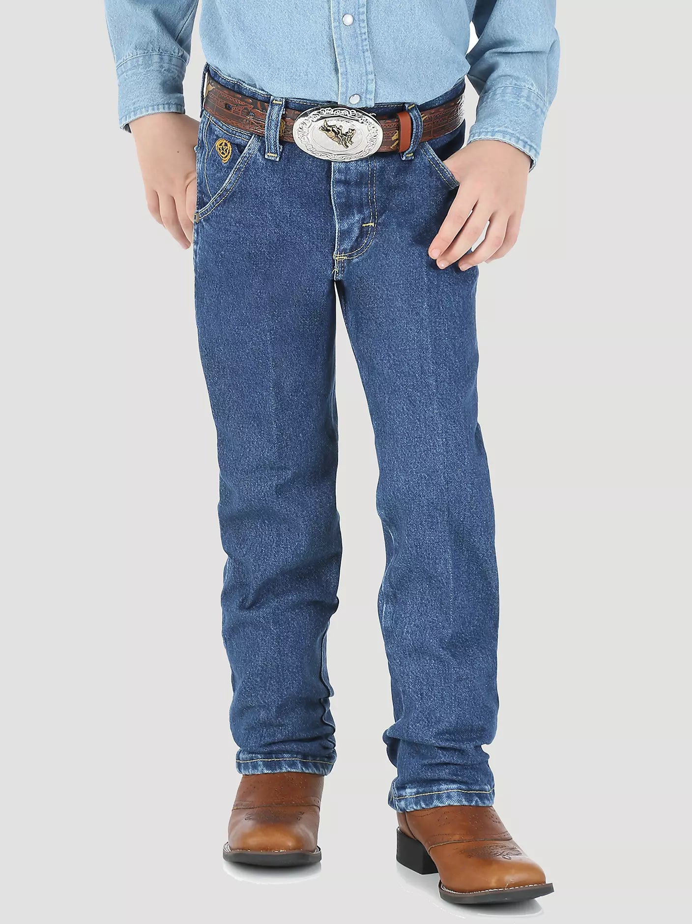 BOY'S WRANGLER® GEORGE STRAIT COWBOY CUT® ORIGINAL FIT JEAN 13BGSHD & 13JGSHD
