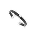 TRIO CABLE BLACK/SATIN BRACELET 36570
