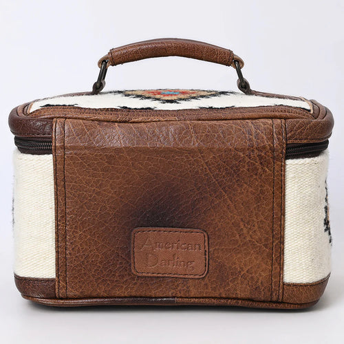 ADBG1320C American Darling Hand-Woven Saddle Blanket & Genuine Leather Western Jewelry Case