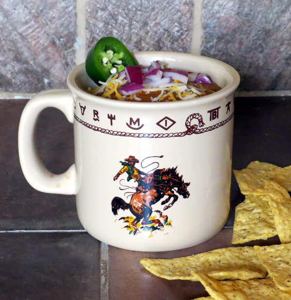 Extra large camp mug, 20 oz, SET OF 4 bronco 516