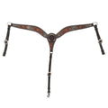 Circle Y Dark Flash Arizona Flower Breast Collar Western Horse Tack 1008-23-SC