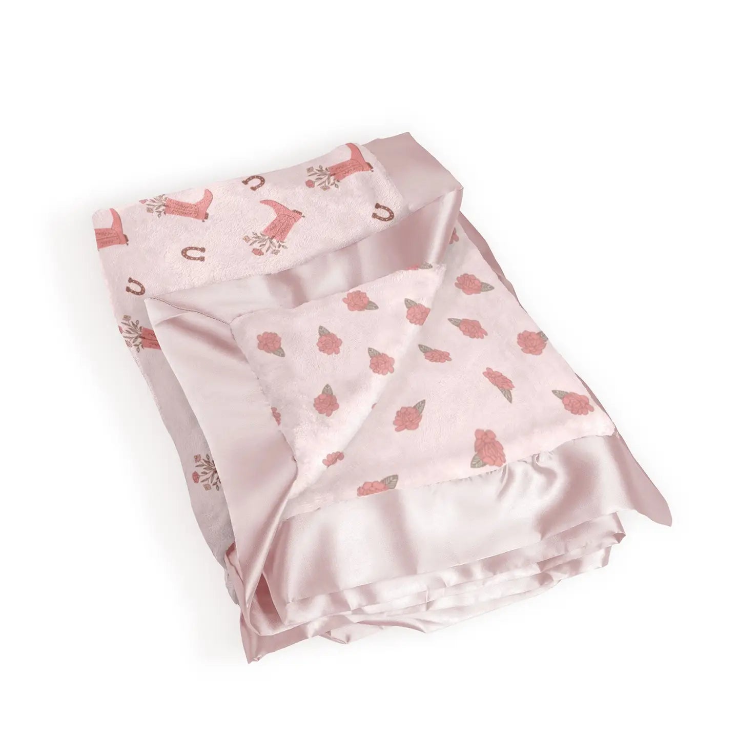Reversible Baby Blanket Bloomin' Boot JF32015BBT